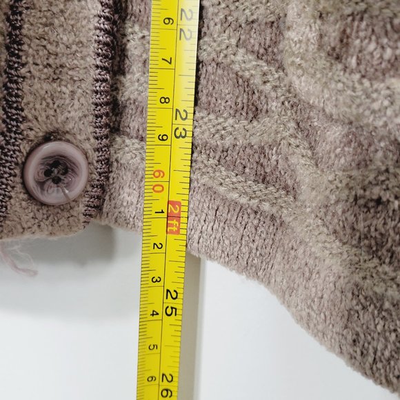 Moffi Vintage Coquette Soft Sweater Vest Cozy Grandma Pockets Retro Cottagecore - Picture 8 of 10